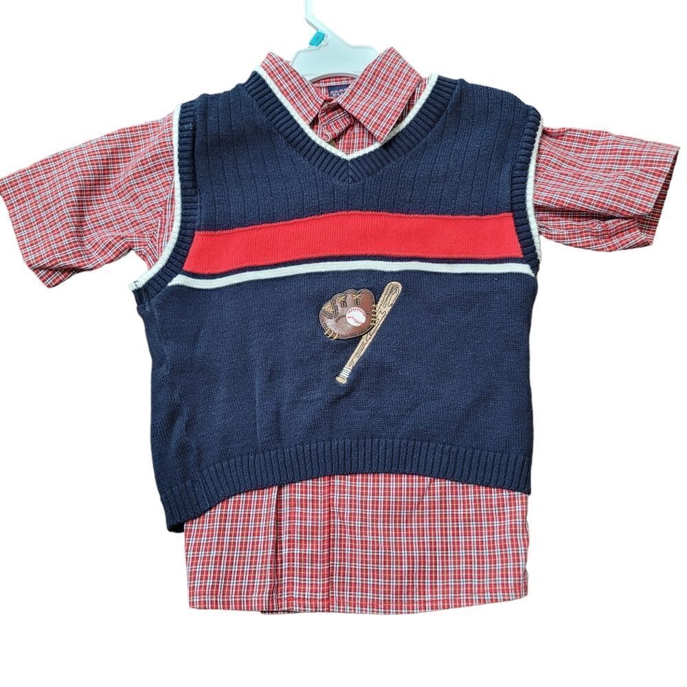 Boys shirt and sweater vest